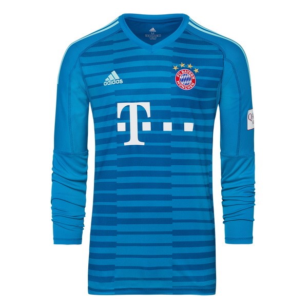 Bayern München Trikot Auswarts ML Torwart 2018-19 Blau Fussballtrikots Günstig